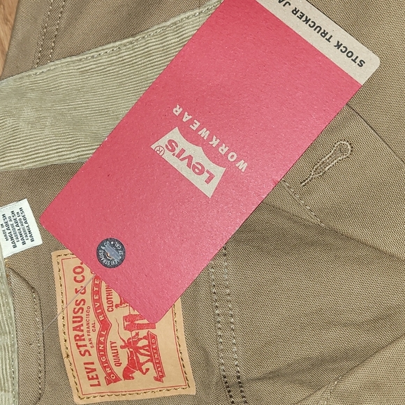New Corduroy collared Levi's tan denim jacket sizes XL, XXL and XXXL - Picture 3 of 8